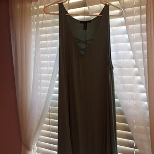 Forever 21 teal dress